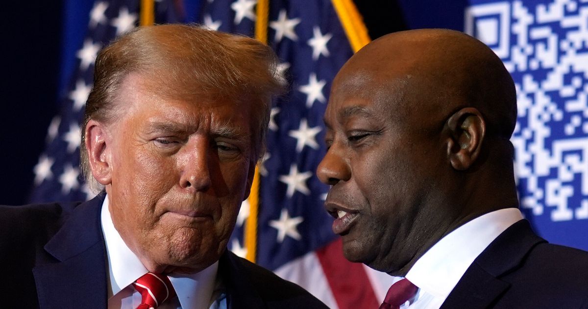 Sen. Tim Scott Said 4 Words To Trump That Made People Cringe To Their Cores