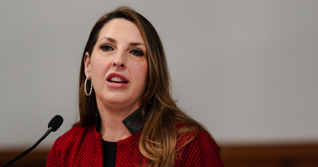 Ronna McDaniel, R.N.C. Chairwoman, Plans to Step Down