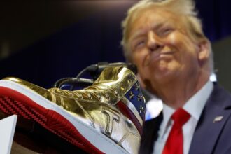 Donald Trump Plays to MAGA Sneakerheads With 9 High Tops