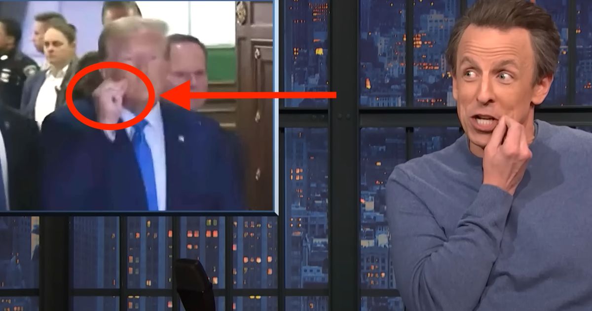 Seth Meyers Explains Why This Petty Trump Gesture Is ‘So Funny’