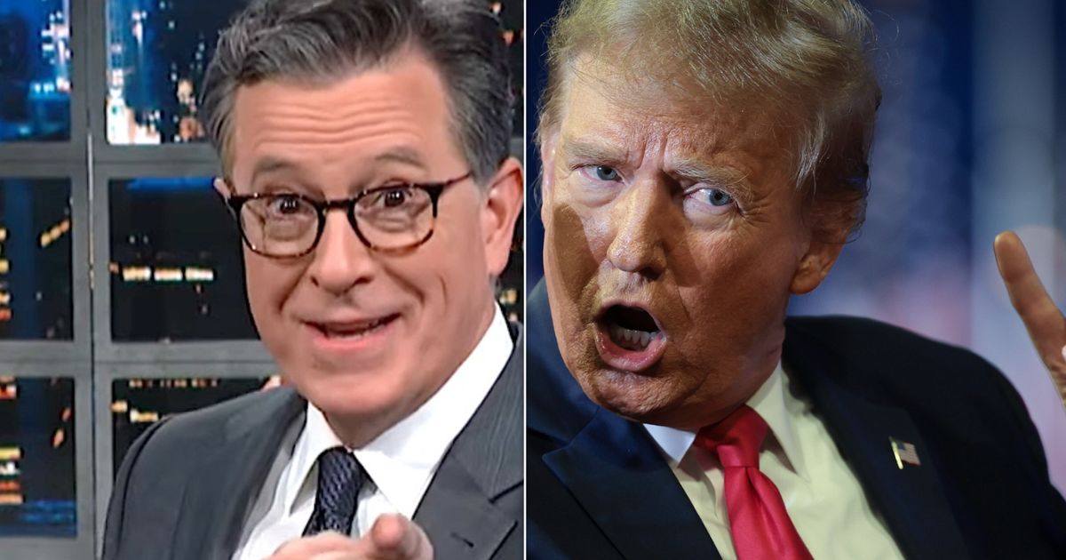 Stephen Colbert Tears Into 'Malicious Elderly Rapist' Trump In Memorable Monologue