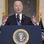 Biden condemns ‘dangerous’ Trump NATO remarks, calls for Ukraine funding