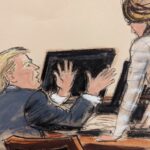 Donald Trump briefly testifies in E Jean Carroll defamation trial