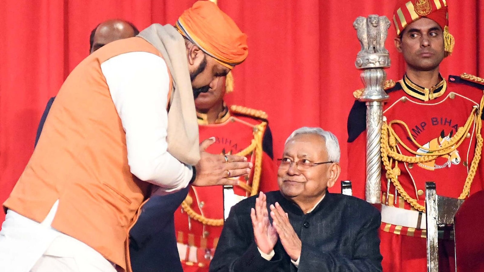 Evening brief: Nitish Kumar’s first words after return to NDA; Siddaramaiah on Hanuman flag vs. national flag row, more