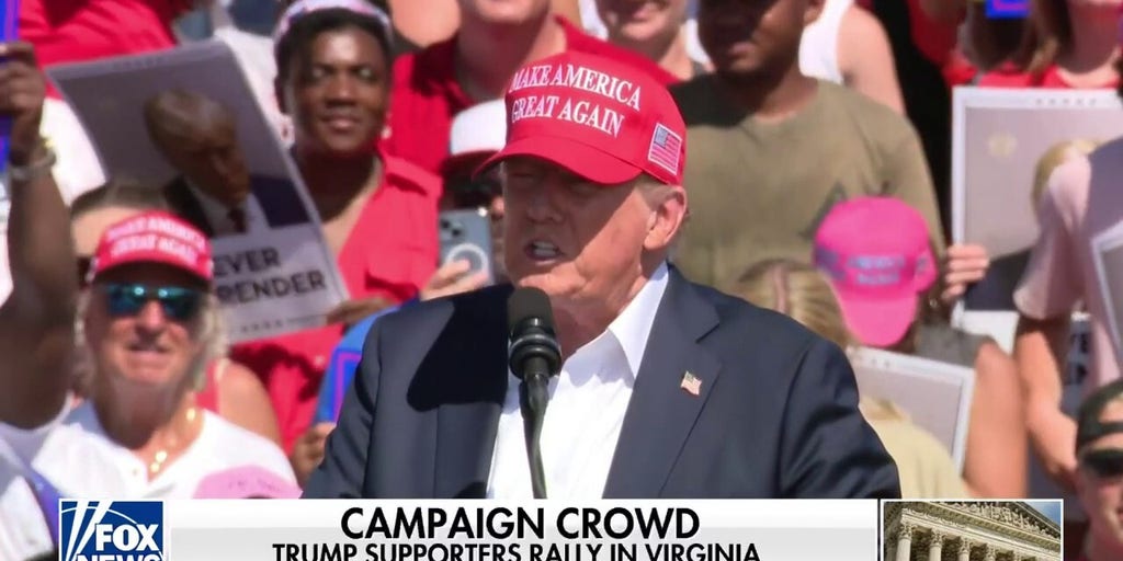 Trump fires up crowd in Virginia following CNN Presidential Debate