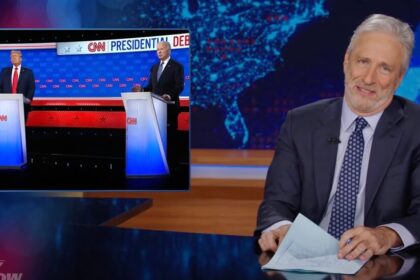 Jon Stewart Is a Little Stressed Out About That Debate