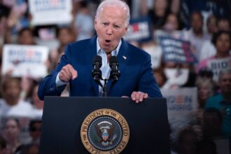 A Newly Energized Joe Biden Addresses The Elephant In The Room