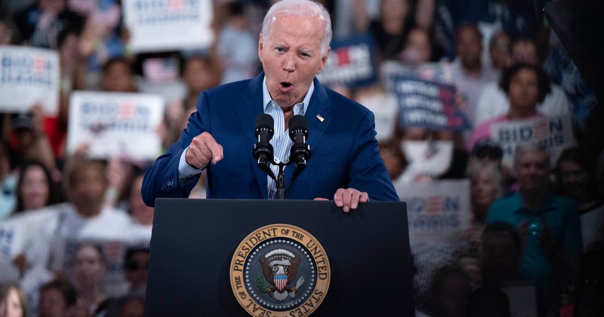 A Newly Energized Joe Biden Addresses The Elephant In The Room