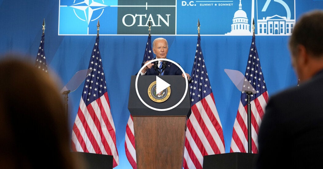 Highlights from Biden’s News Conference