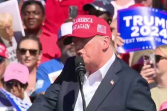 Trump tells Virginia voters to ask themselves if US 'can survive four more years' of Biden