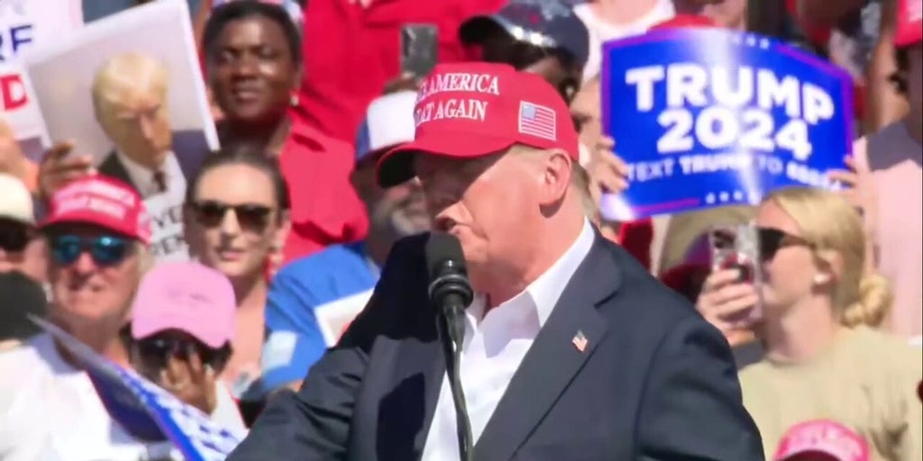 Trump tells Virginia voters to ask themselves if US 'can survive four more years' of Biden