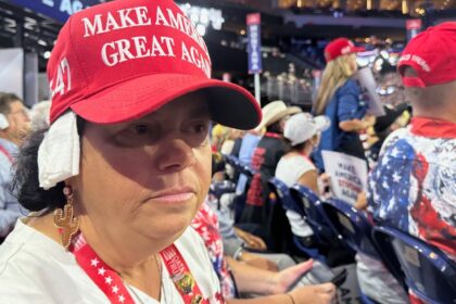 RNC Attendees Are Wearing Bandages Over Their Right Ears