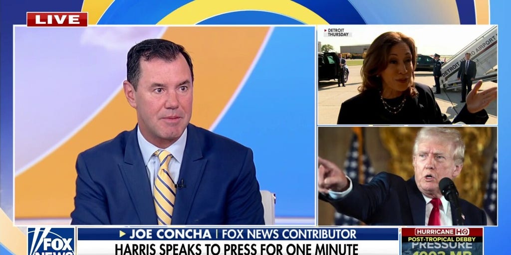 We're watching Kamala Harris' 'teleprompter candidacy': Joe Concha