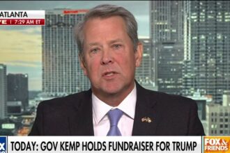 Georgia Gov. Kemp holding Trump fundraiser as polls show tight race in state