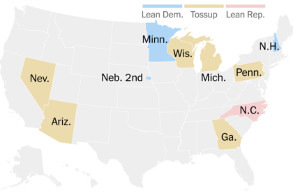 Tracking the Swing States for Harris and Trump