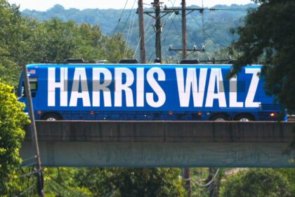 Harris And Walz Embark On Bus Tour In Pennsylvania Before DNC