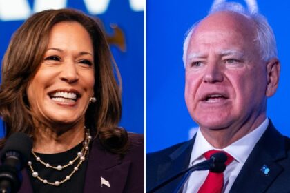 Vice President Kamala Harris names Minnesota Gov. Tim Walz as her running mate