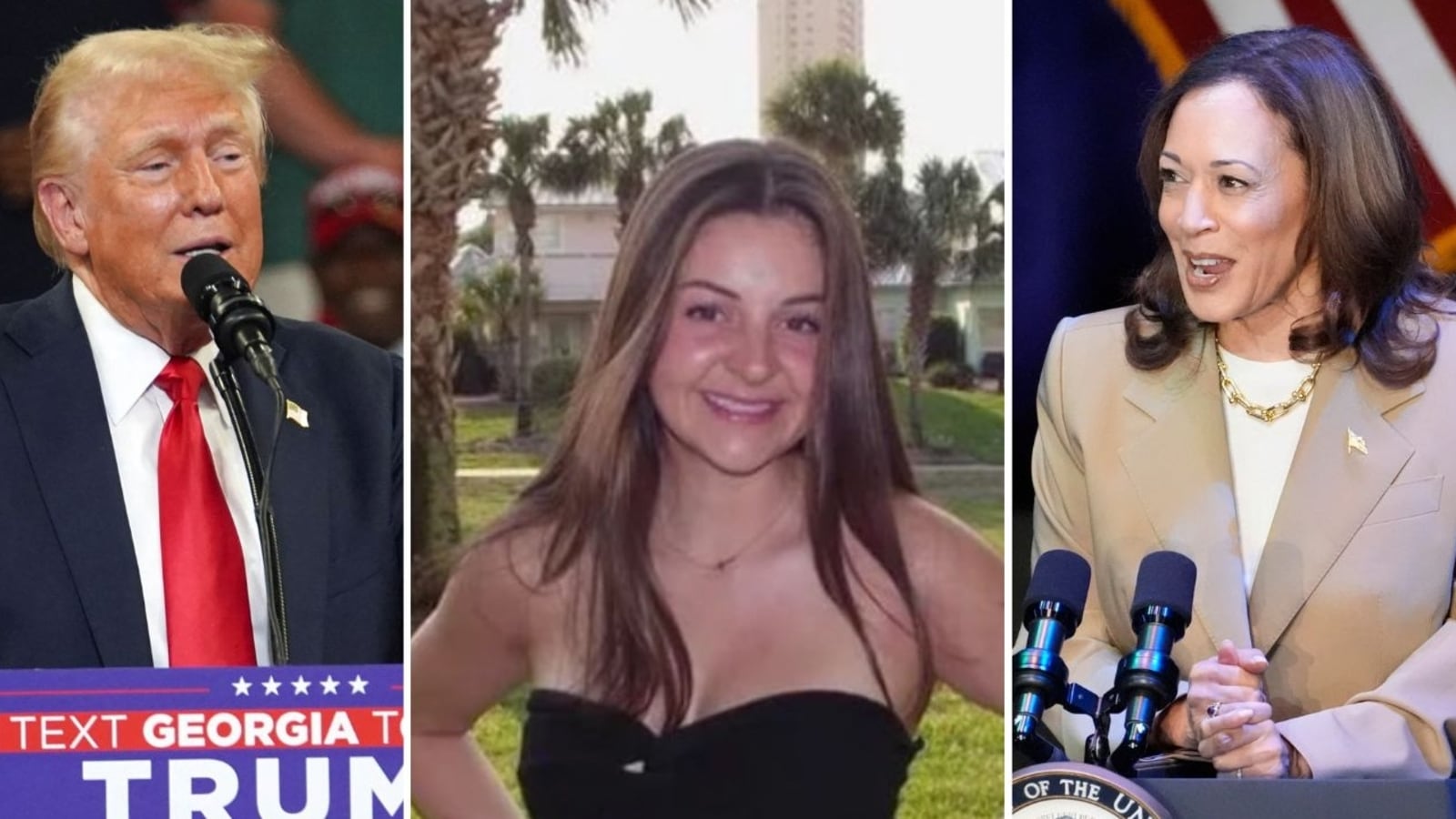 Donald Trump says slain Laken Riley’s ‘blood is on Kamala Harris’ hands’: ‘She let in the savage monster who…’