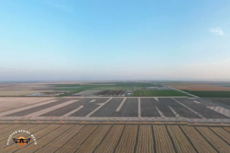 Central California farmer shows support for former president, creates large ‘TRUMP’ sign in field