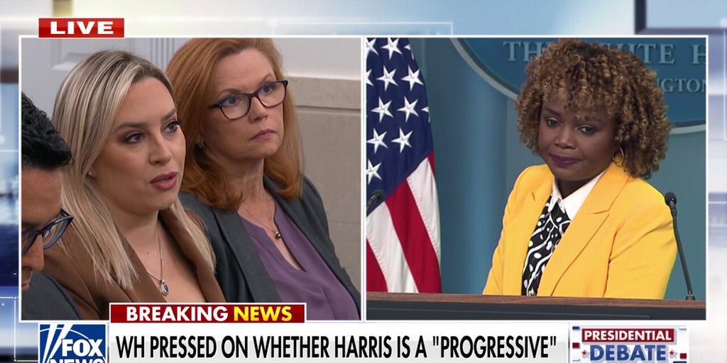 White House pressed on whether Kamala Harris is a 'progressive Democrat'