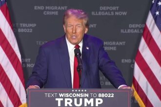 Trump focuses on migrant crime while addressing supporters in Wisconsin