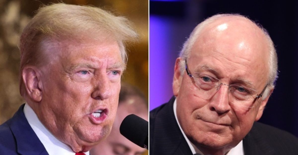 Trump Fumes Over 'Irrelevant' Dick Cheney In Meltdown After Harris Endorsement