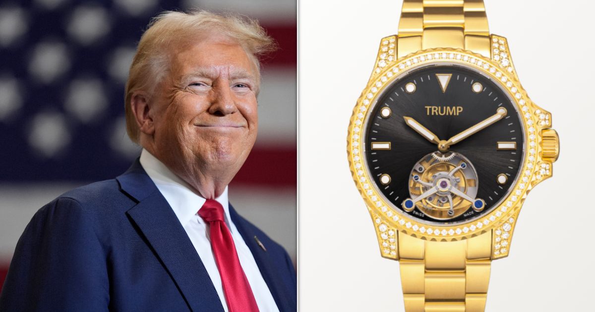 Trump Is Now Shilling 0,000 Watches On Truth Social As Election Nears