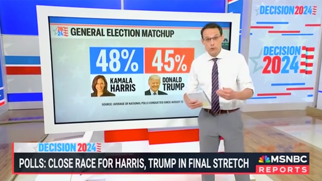 MSNBC’s Kornacki says Trump trailing Harris but in better shape than previous two elections