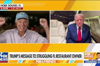 Trump surprises Florida restaurant owner struggling to stay open, encourages guests to ‘keep it going’