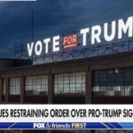 New York company fighting back after facing court order over large Trump sign