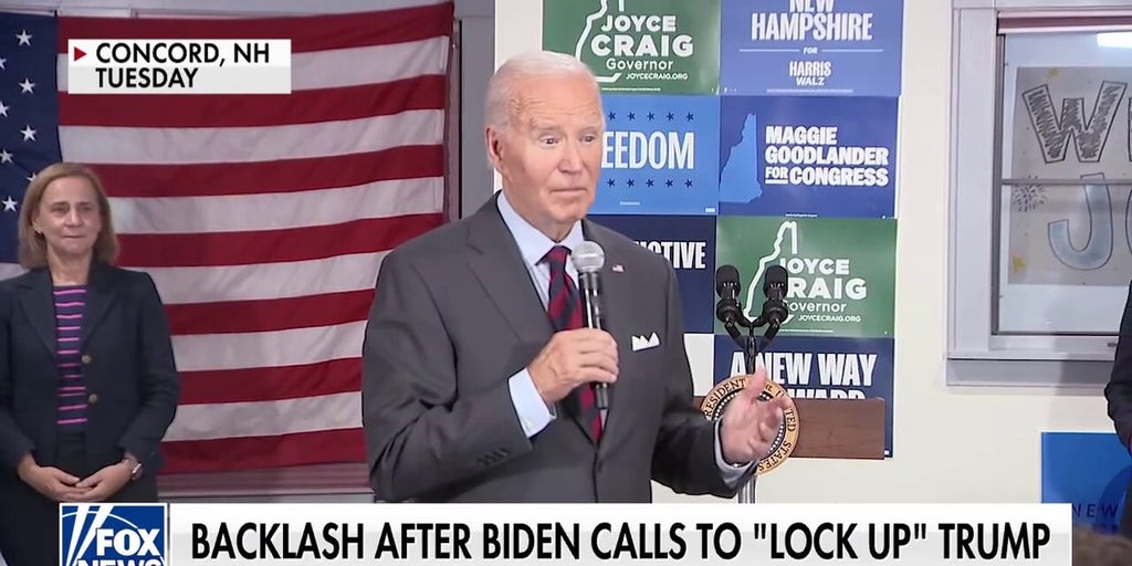 Biden made a bad 'gaffe' with 'lock him up' comments, looked 'old,' Democrat says