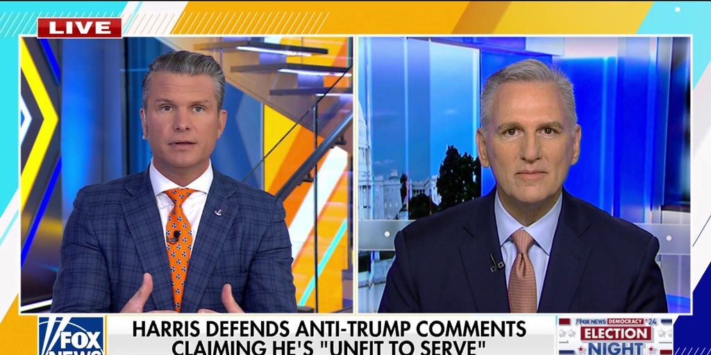 Harris’ ‘desperate’ claims about Trump are becoming ‘dangerous,’ Kevin McCarthy warns