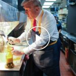 Trump Cooks and Serves Fries at a McDonald’s in Pennsylvania