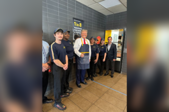 Trump makes fries at Pennsylvania McDonald’s: ‘I’ve now worked for 15 minutes more than Kamala’