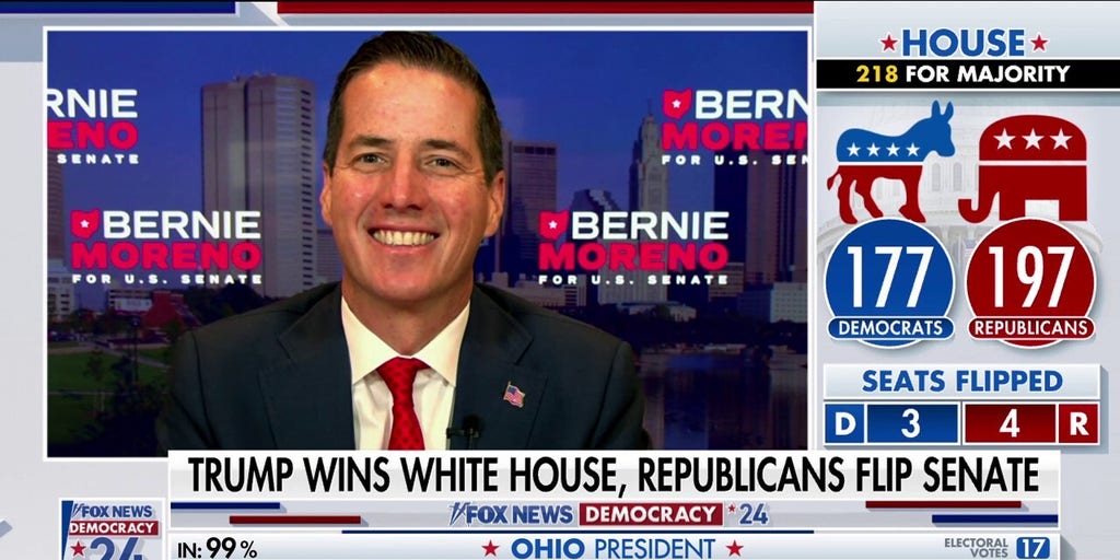 Republican Bernie Moreno flips Democrat Ohio Senate seat: 'America won last night'