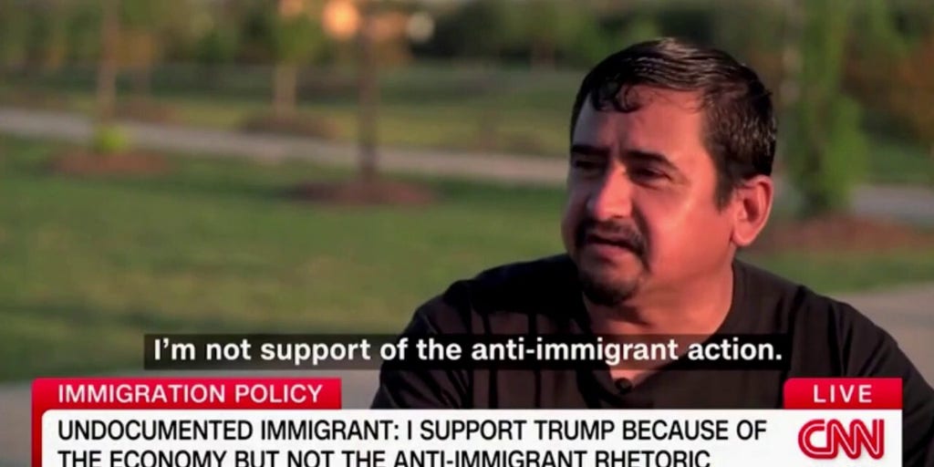 Undocumented immigrant tells CNN he supports Trump 'for the economy'