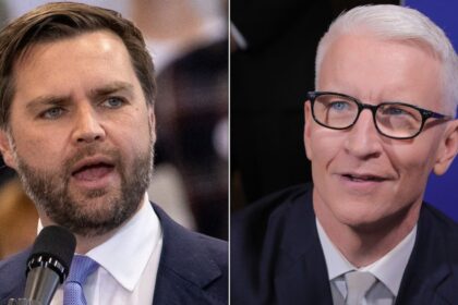 Anderson Cooper Makes Cheeky Dig At Trump After JD Vance's 'Normal Gay Guy' Comment