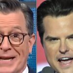 Stephen Colbert Has 1 Burning Question About Matt Gaetz That Says Everything