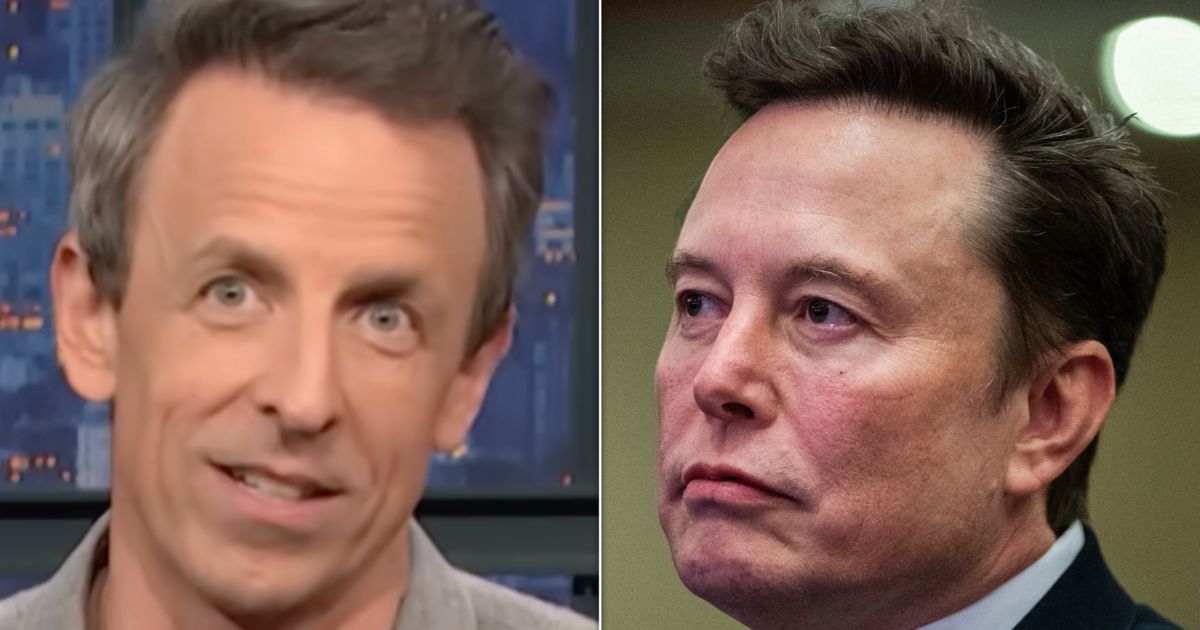 ‘Oh, F**k’: Seth Meyers Takes Shots On Air To Erase Cringeworthy Elon Musk Memory