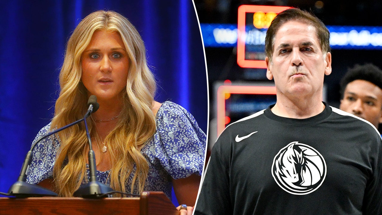 Riley Gaines mocks Mark Cuban for suggesting pro-Trump women aren’t ‘strong’ or ‘intelligent’