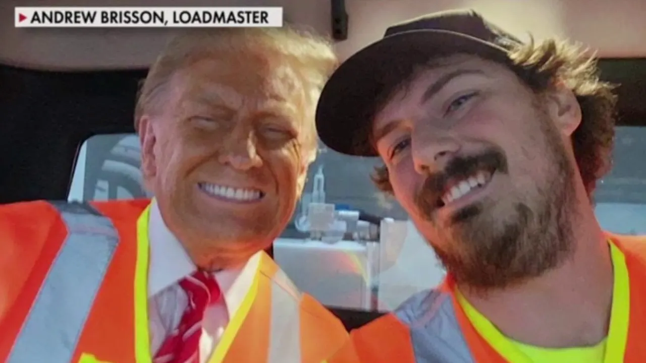 Driver of Trump garbage truck shares how viral moment came about