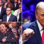 Trump flanked by top allies, cabinet picks at UFC 309: ‘USA, USA’