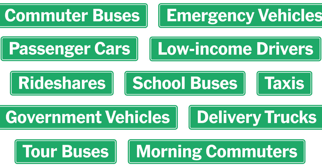 See How Much NYC’s Congestion Pricing Plan Would Cost You