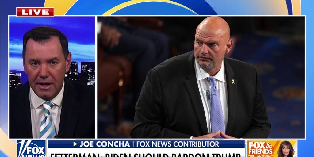 Sen. Fetterman makes the case for Biden pardoning Trump