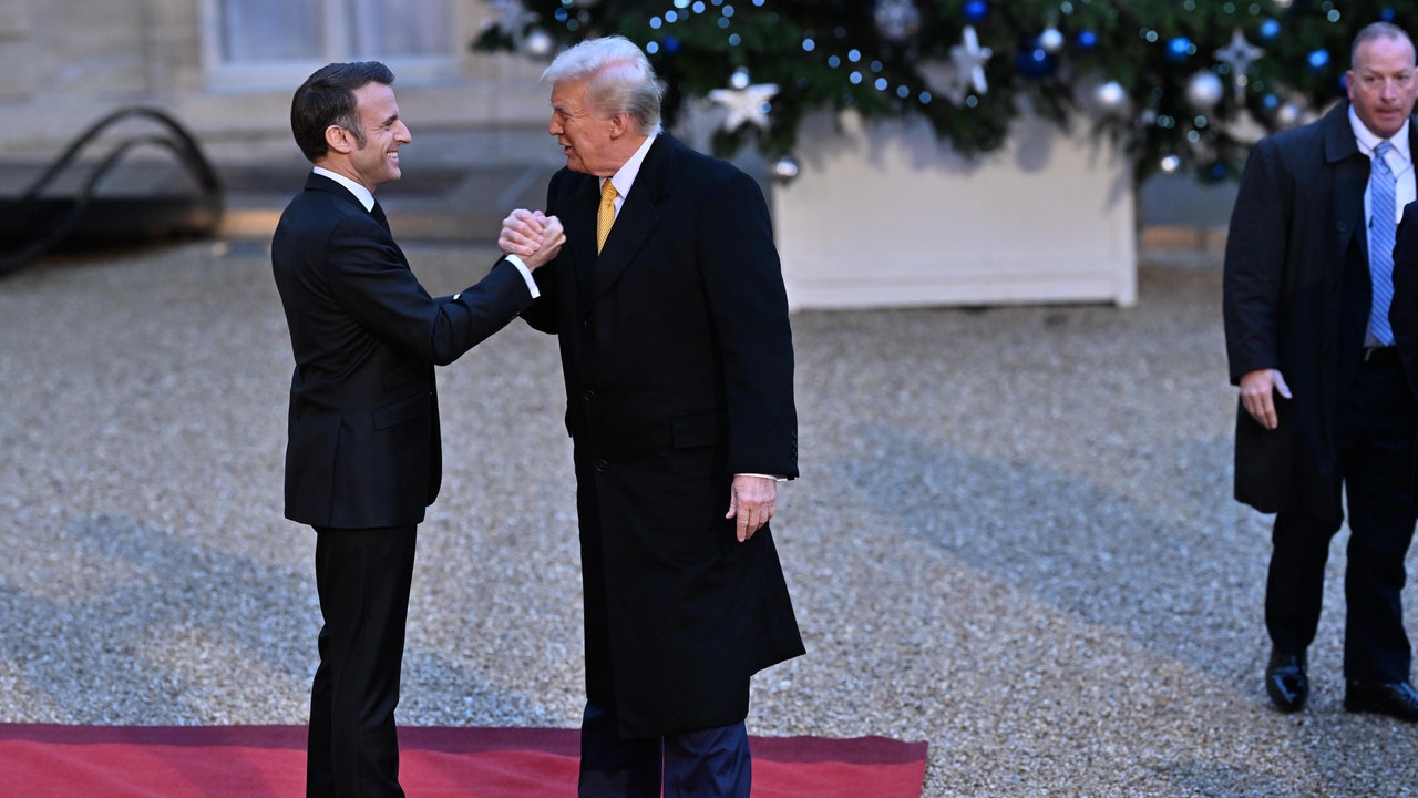 Trump Gets The Red Carpet Treatment in Paris Ahead of Notre Dame Cathedral’s Reopening