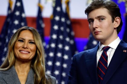 Melania Trump Says Barron Trump Was 'Very Vocal' In His Father's Campaign