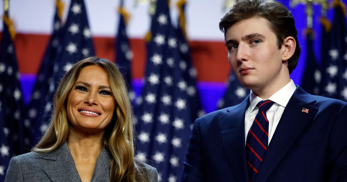 Melania Trump Says Barron Trump Was 'Very Vocal' In His Father's Campaign