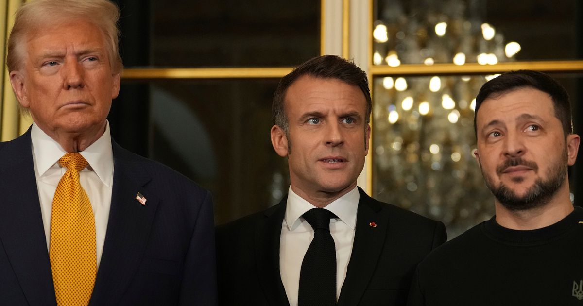 Trump And Macron Meet With Zelenskyy In Paris Ahead Of Notre Dame Reopening