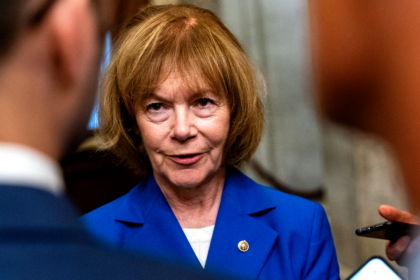 Tina Smith Sounds Off on Trump’s Antiabortion Double-Talk: “I Care About What He Does”