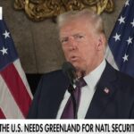 Trump reiterates intent to acquire Greenland, citing national security purposes